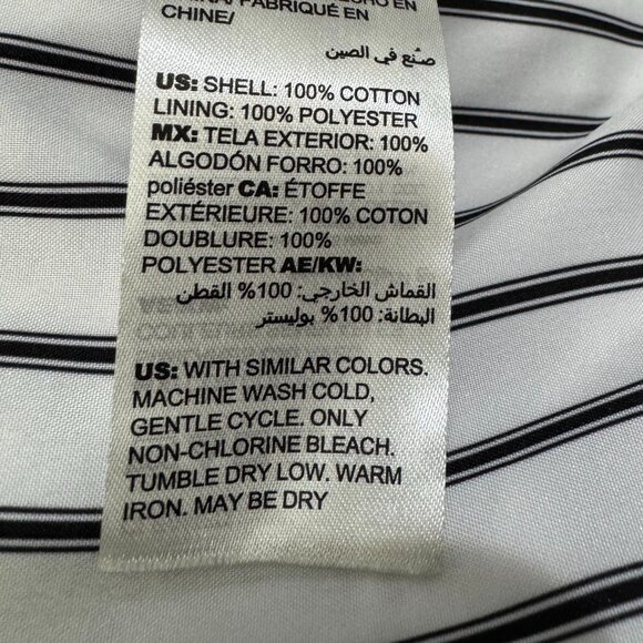 Chico’s Black & White Floral Textured Jacket – Size 3P (16/18 Petite) - Picture 9 of 9